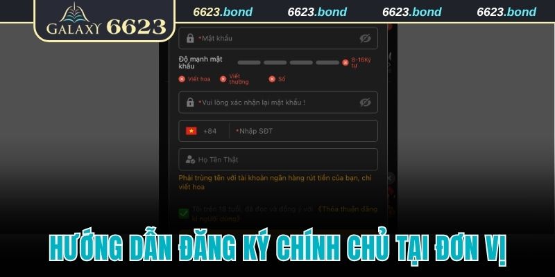 Hướng dẫn đăng ký chính chủ tại đơn vị