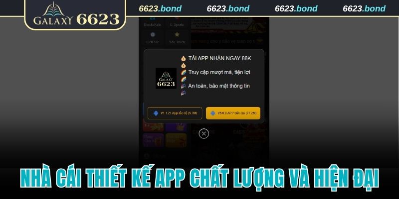 Nhà cái thiết kế app chất lượng và hiện đại