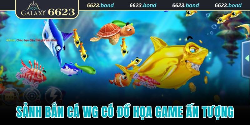 Sảnh bắn cá WG có đồ họa game ấn tượng