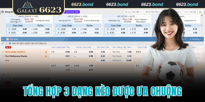 Tổng hợp 3 dạng kèo cược phổ biến được ưa chuộng
