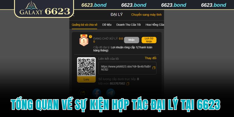 Tổng quan về sự kiện hợp tác đại lý tại 6623